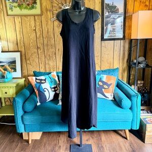 Oversized 100% Cotton Sleeveless Maxi Dress - Timeless Everyday Wear